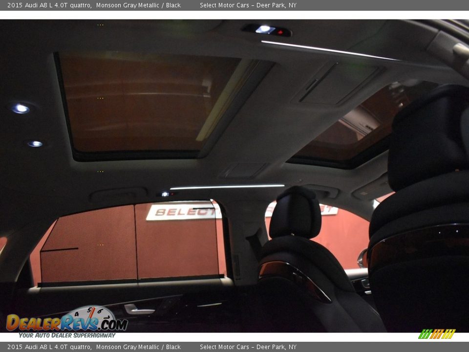 2015 Audi A8 L 4.0T quattro Monsoon Gray Metallic / Black Photo #24
