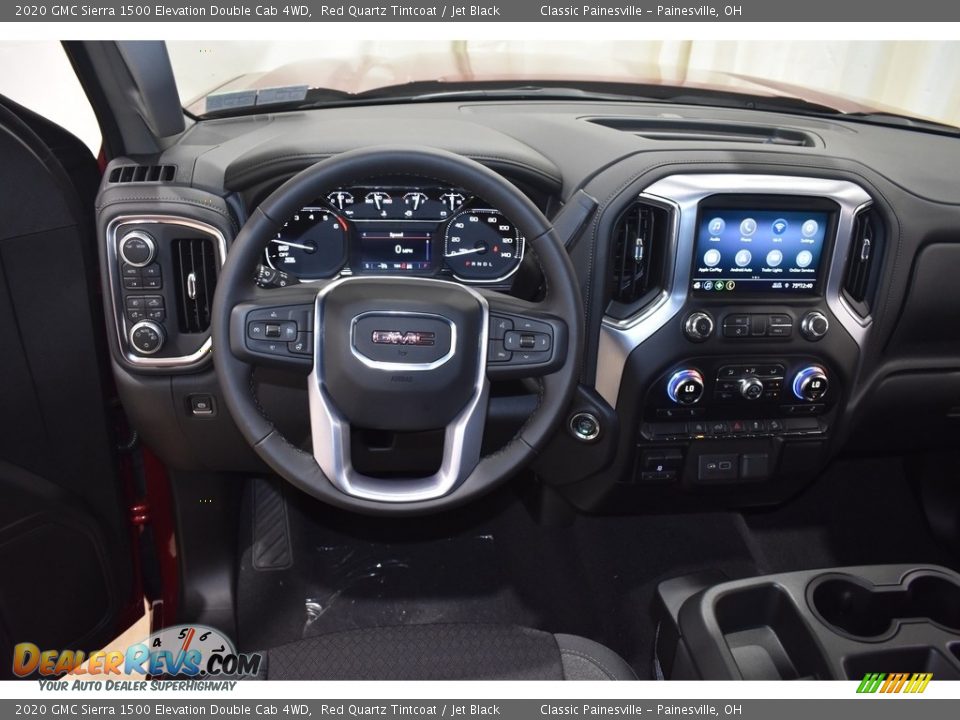 2020 GMC Sierra 1500 Elevation Double Cab 4WD Red Quartz Tintcoat / Jet Black Photo #8