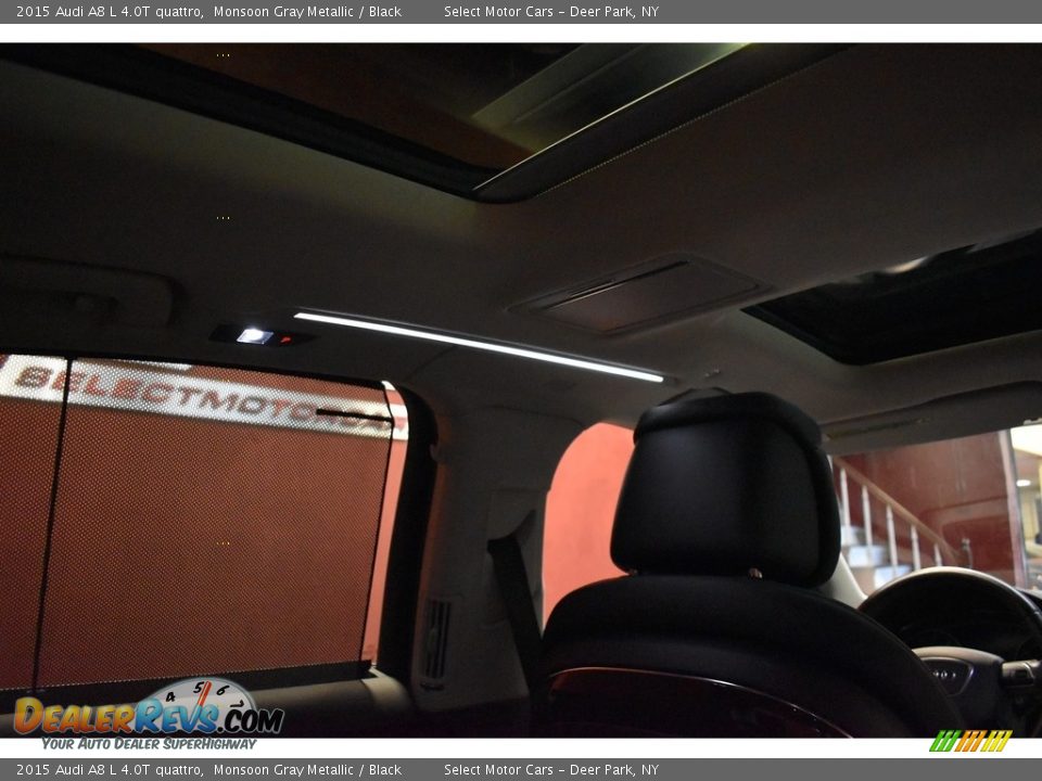 2015 Audi A8 L 4.0T quattro Monsoon Gray Metallic / Black Photo #25