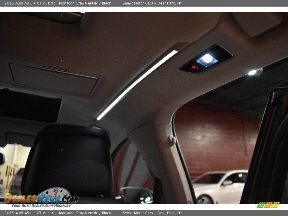 2015 Audi A8 L 4.0T quattro Monsoon Gray Metallic / Black Photo #26