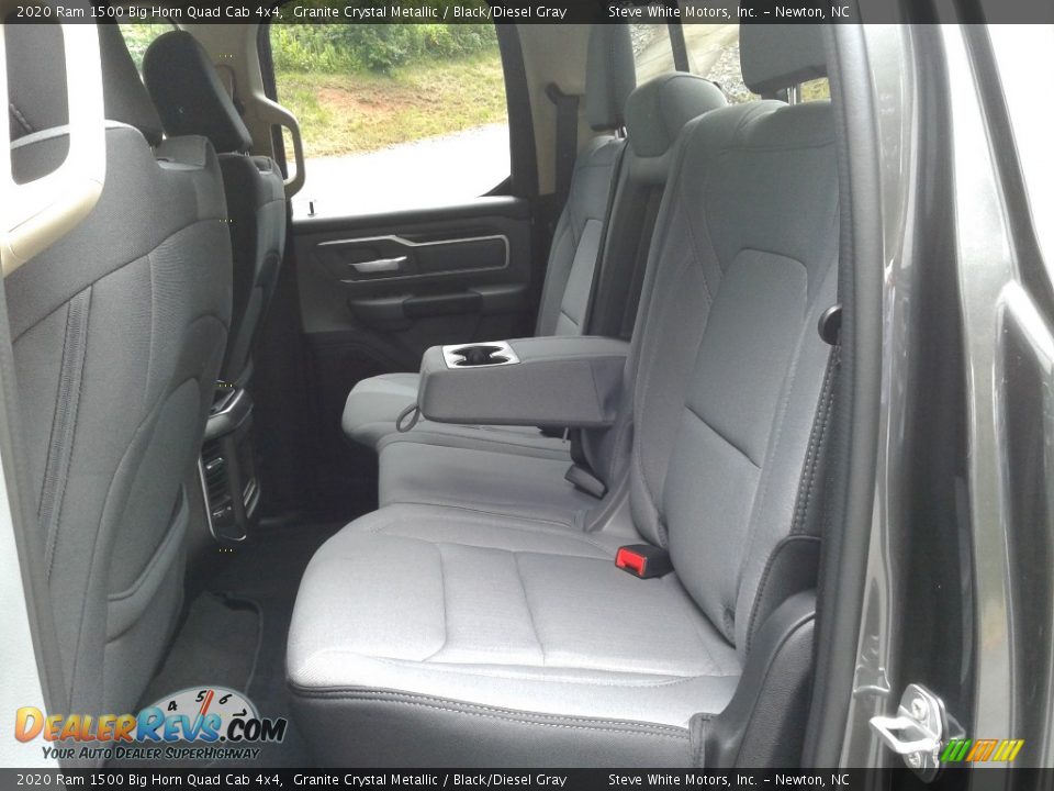2020 Ram 1500 Big Horn Quad Cab 4x4 Granite Crystal Metallic / Black/Diesel Gray Photo #14