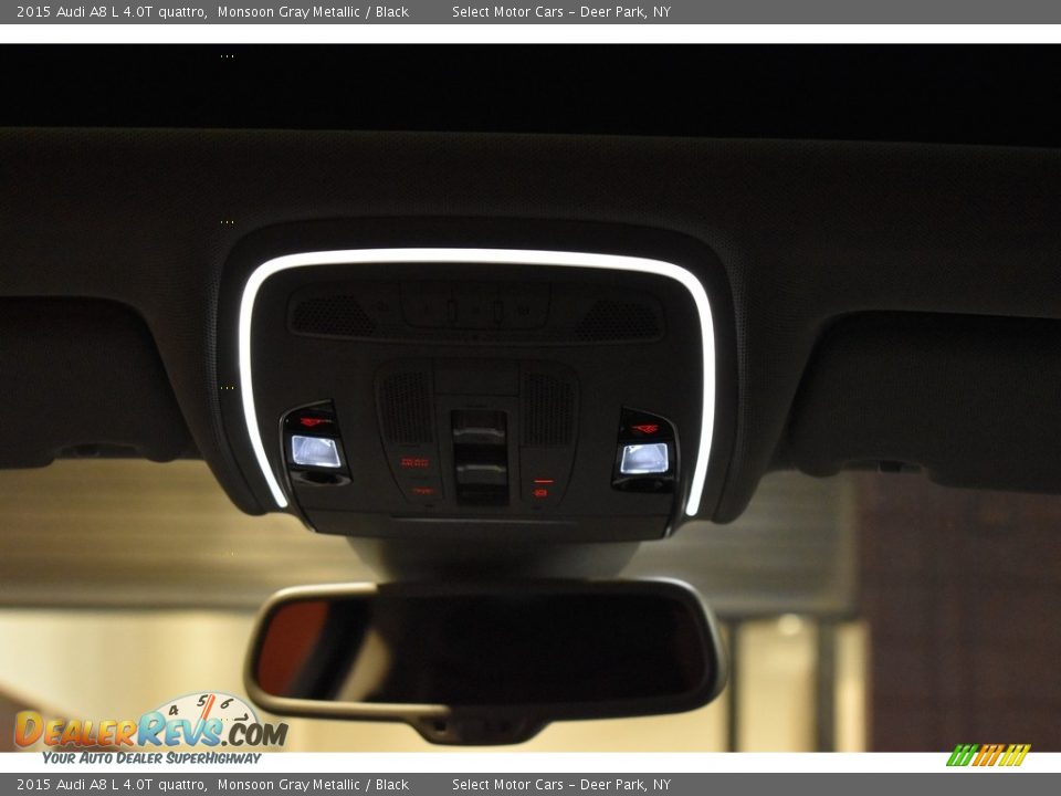 2015 Audi A8 L 4.0T quattro Monsoon Gray Metallic / Black Photo #27