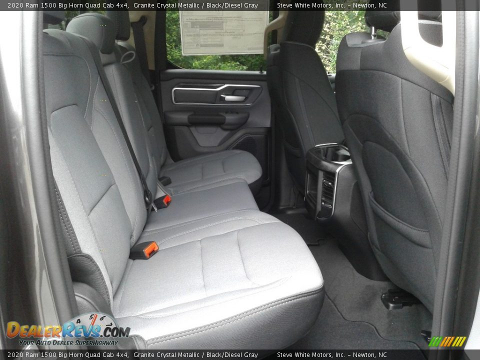 2020 Ram 1500 Big Horn Quad Cab 4x4 Granite Crystal Metallic / Black/Diesel Gray Photo #16