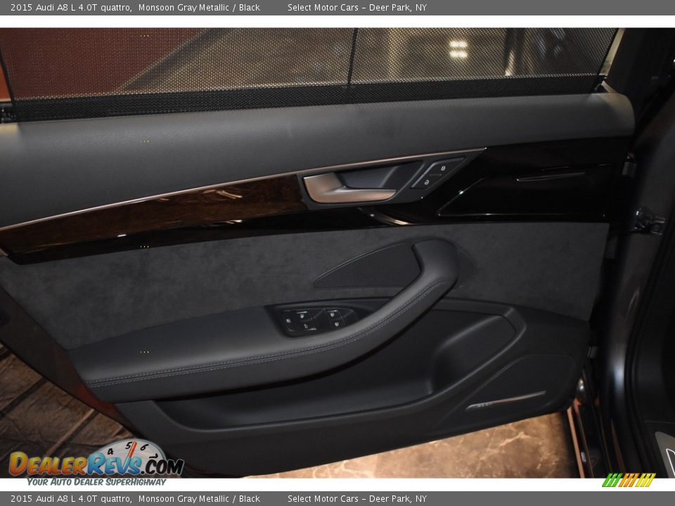 2015 Audi A8 L 4.0T quattro Monsoon Gray Metallic / Black Photo #29