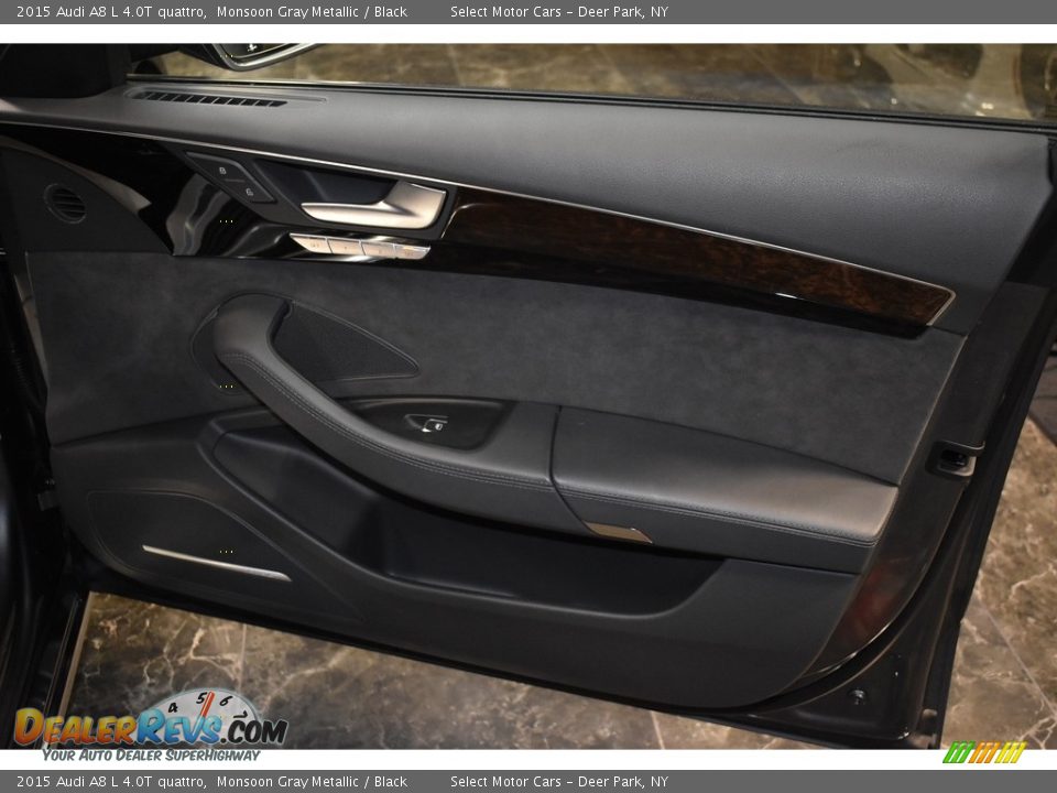 2015 Audi A8 L 4.0T quattro Monsoon Gray Metallic / Black Photo #30