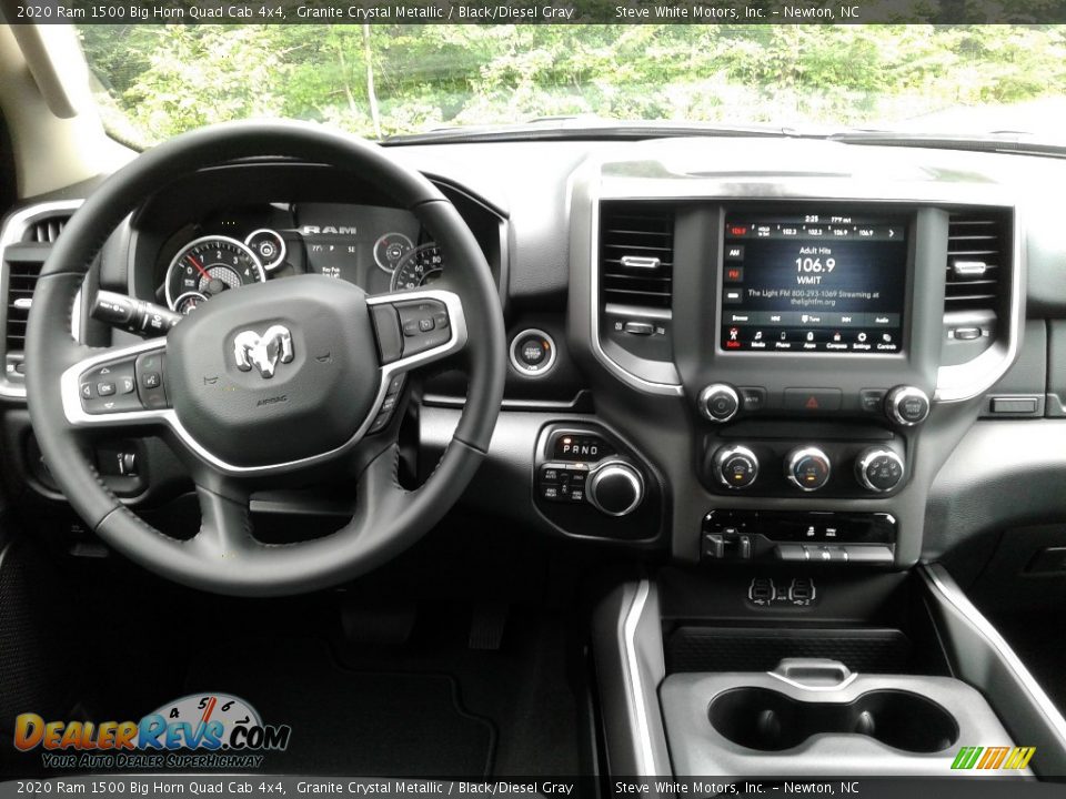 2020 Ram 1500 Big Horn Quad Cab 4x4 Granite Crystal Metallic / Black/Diesel Gray Photo #18