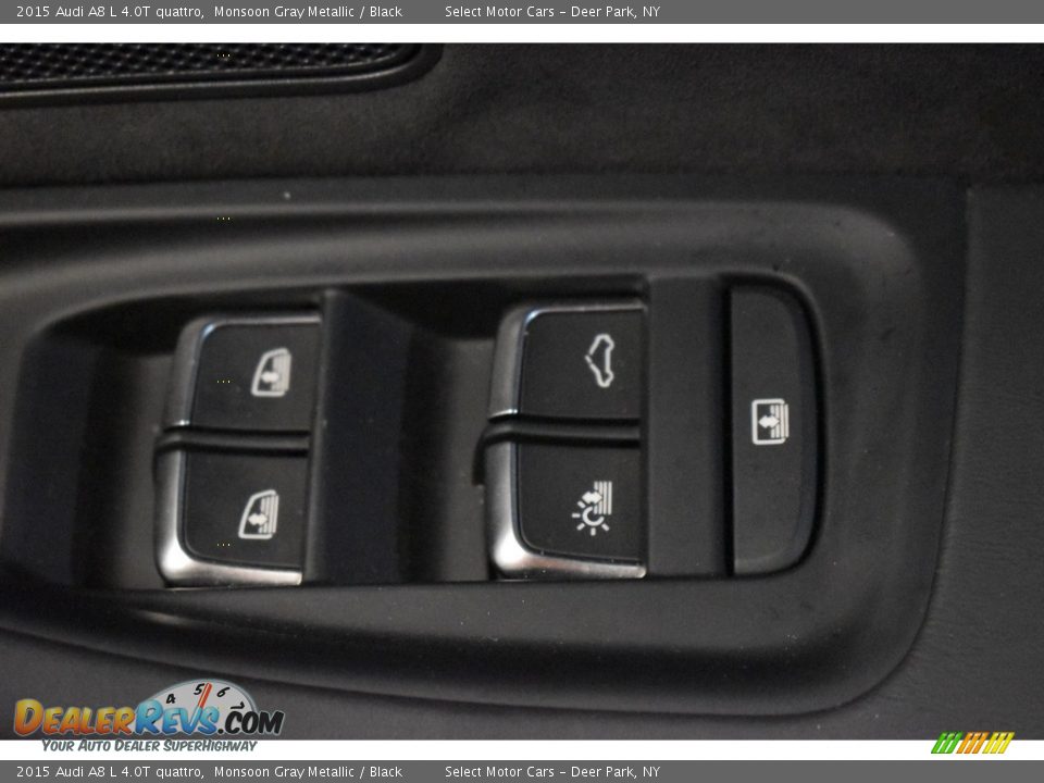 2015 Audi A8 L 4.0T quattro Monsoon Gray Metallic / Black Photo #32
