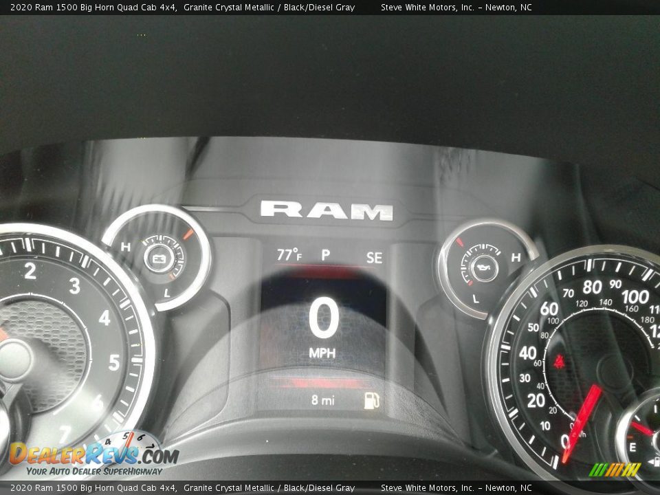 2020 Ram 1500 Big Horn Quad Cab 4x4 Granite Crystal Metallic / Black/Diesel Gray Photo #21