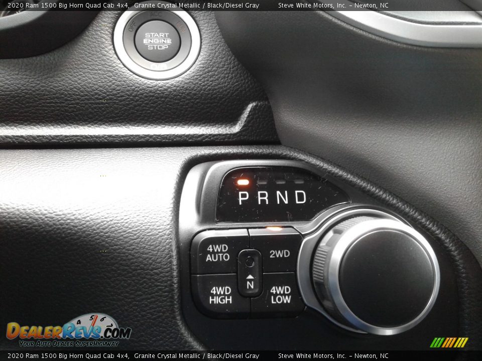 2020 Ram 1500 Big Horn Quad Cab 4x4 Granite Crystal Metallic / Black/Diesel Gray Photo #22