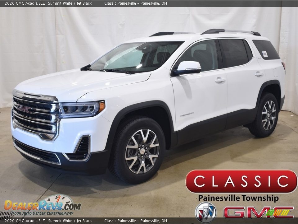2020 GMC Acadia SLE Summit White / Jet Black Photo #1