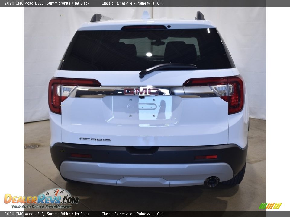 2020 GMC Acadia SLE Summit White / Jet Black Photo #3