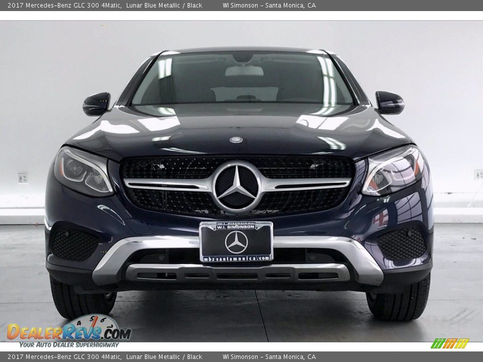 2017 Mercedes-Benz GLC 300 4Matic Lunar Blue Metallic / Black Photo #2