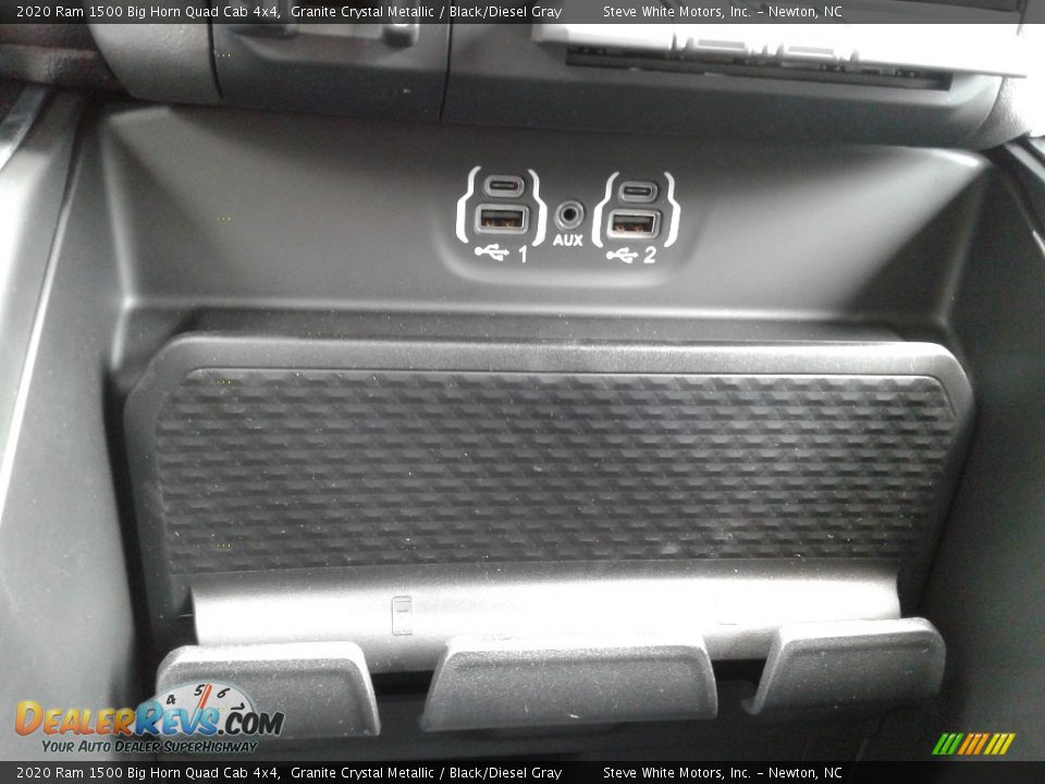 2020 Ram 1500 Big Horn Quad Cab 4x4 Granite Crystal Metallic / Black/Diesel Gray Photo #26