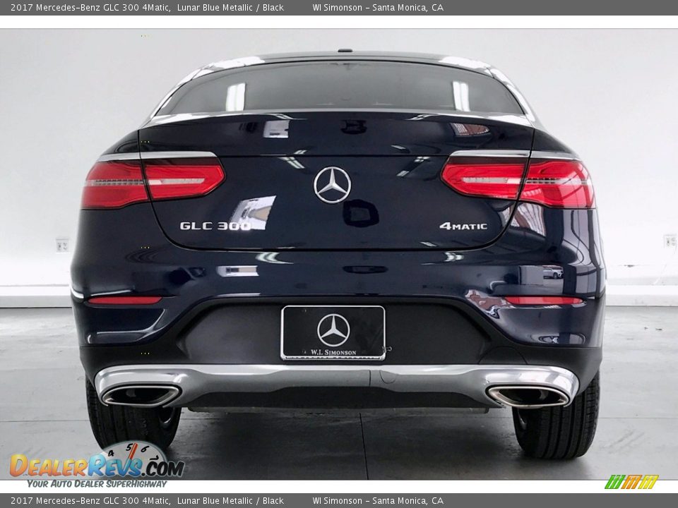 2017 Mercedes-Benz GLC 300 4Matic Lunar Blue Metallic / Black Photo #3
