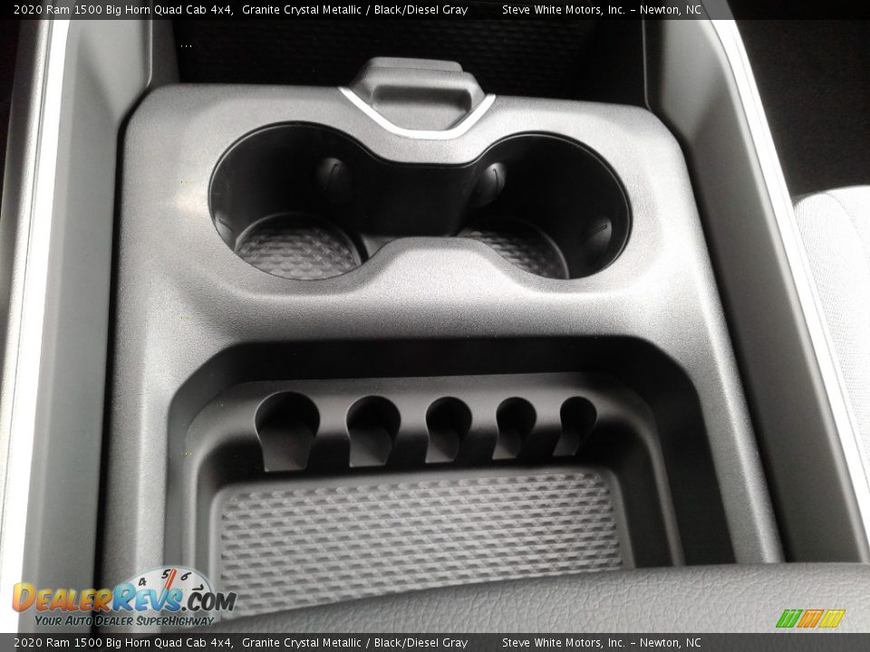 2020 Ram 1500 Big Horn Quad Cab 4x4 Granite Crystal Metallic / Black/Diesel Gray Photo #28