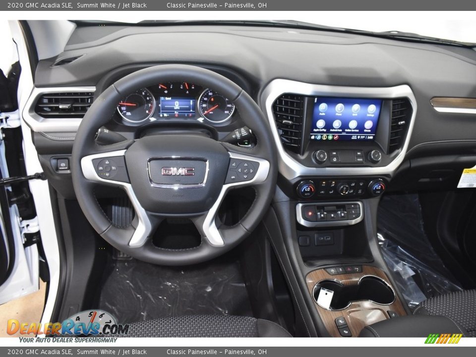 2020 GMC Acadia SLE Summit White / Jet Black Photo #9