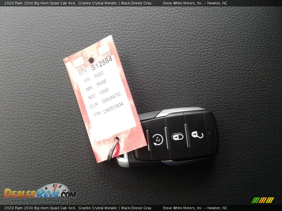 2020 Ram 1500 Big Horn Quad Cab 4x4 Granite Crystal Metallic / Black/Diesel Gray Photo #31