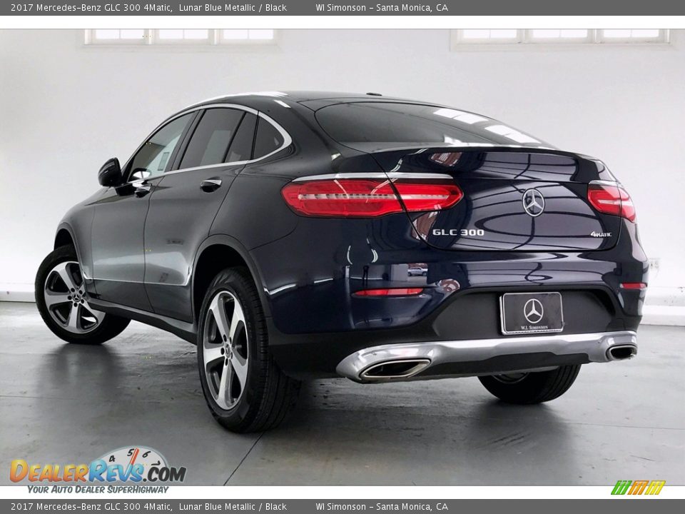 2017 Mercedes-Benz GLC 300 4Matic Lunar Blue Metallic / Black Photo #10