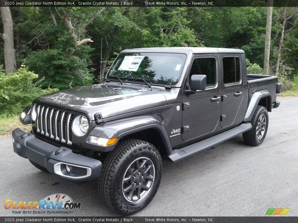 2020 Jeep Gladiator North Edition 4x4 Granite Crystal Metallic / Black Photo #2