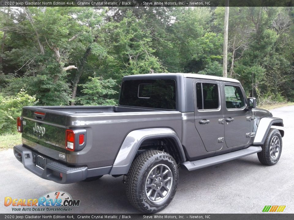 2020 Jeep Gladiator North Edition 4x4 Granite Crystal Metallic / Black Photo #6