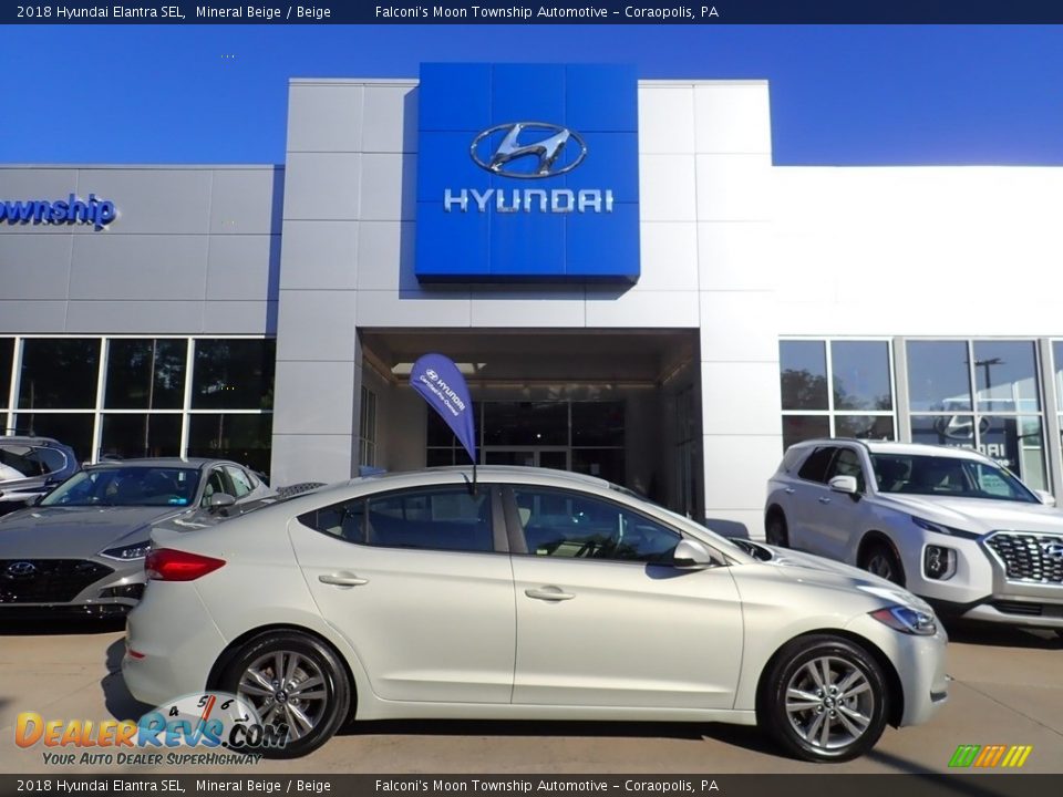 2018 Hyundai Elantra SEL Mineral Beige / Beige Photo #1