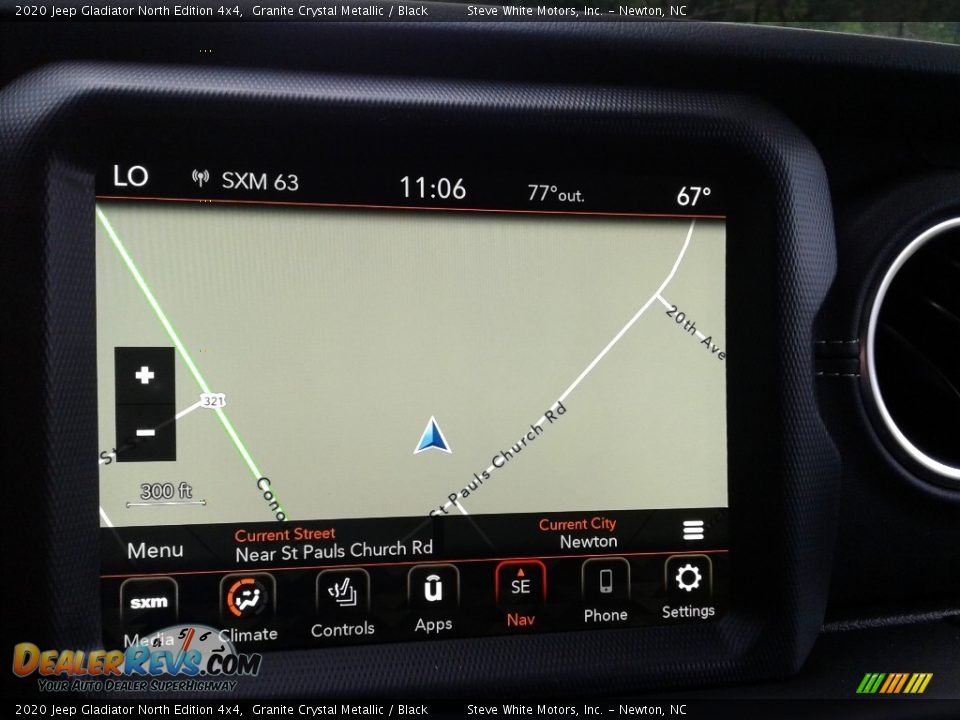 Navigation of 2020 Jeep Gladiator North Edition 4x4 Photo #24