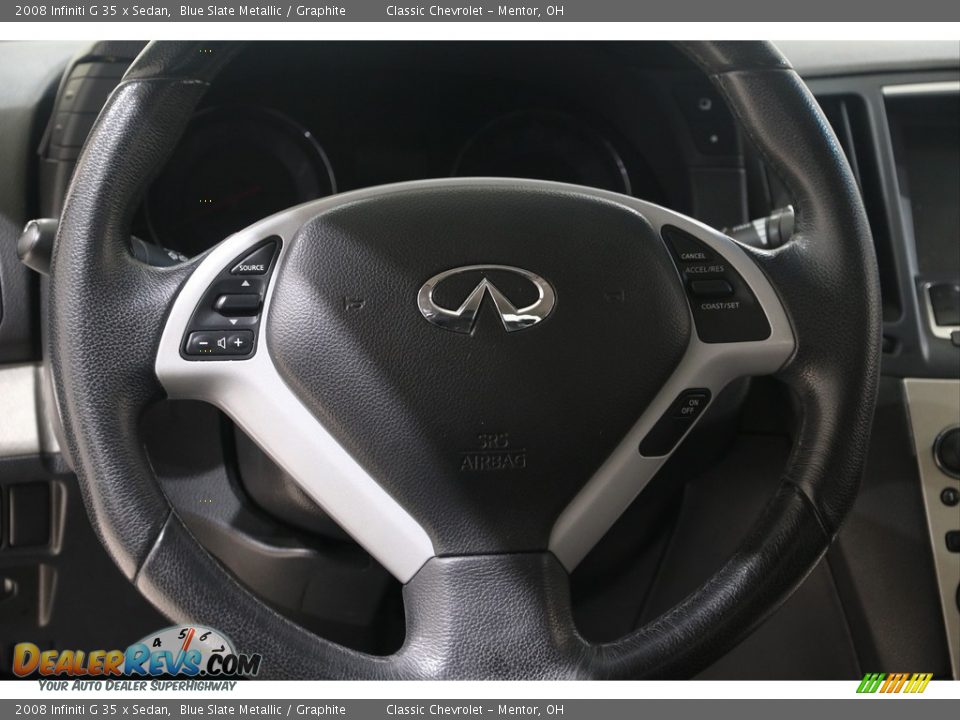 2008 Infiniti G 35 x Sedan Blue Slate Metallic / Graphite Photo #7