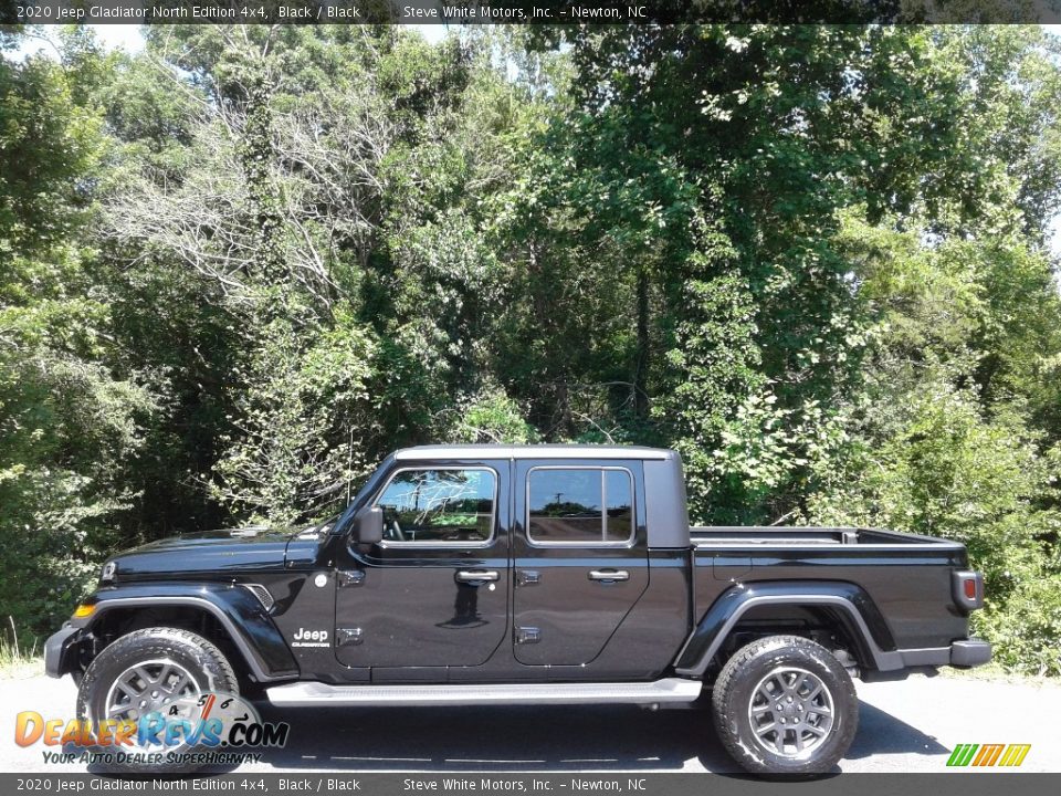 Black 2020 Jeep Gladiator North Edition 4x4 Photo #1