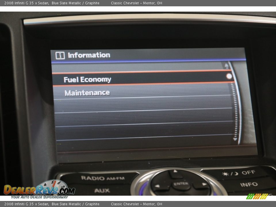 2008 Infiniti G 35 x Sedan Blue Slate Metallic / Graphite Photo #11