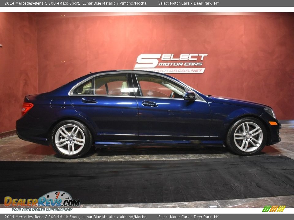 2014 Mercedes-Benz C 300 4Matic Sport Lunar Blue Metallic / Almond/Mocha Photo #3