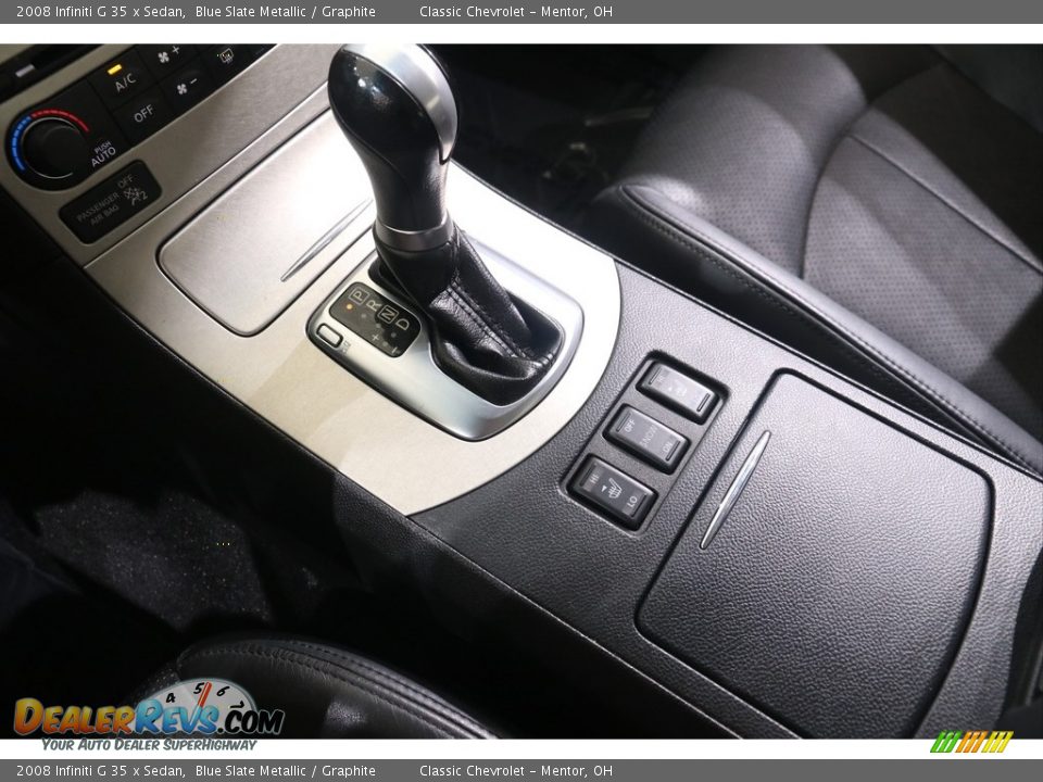 2008 Infiniti G 35 x Sedan Blue Slate Metallic / Graphite Photo #13