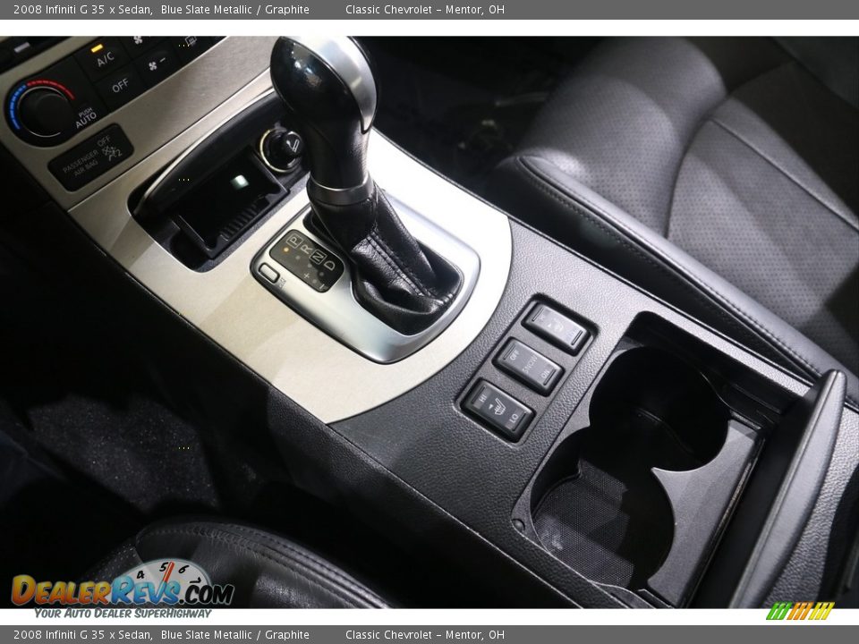 2008 Infiniti G 35 x Sedan Blue Slate Metallic / Graphite Photo #14