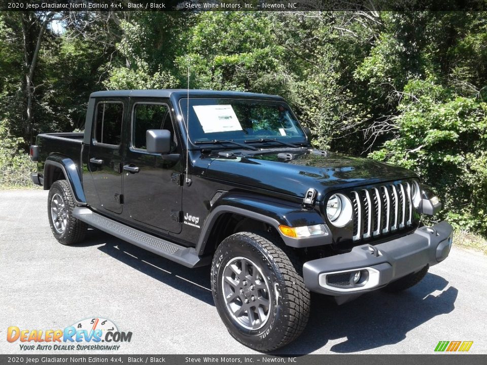 Black 2020 Jeep Gladiator North Edition 4x4 Photo #4