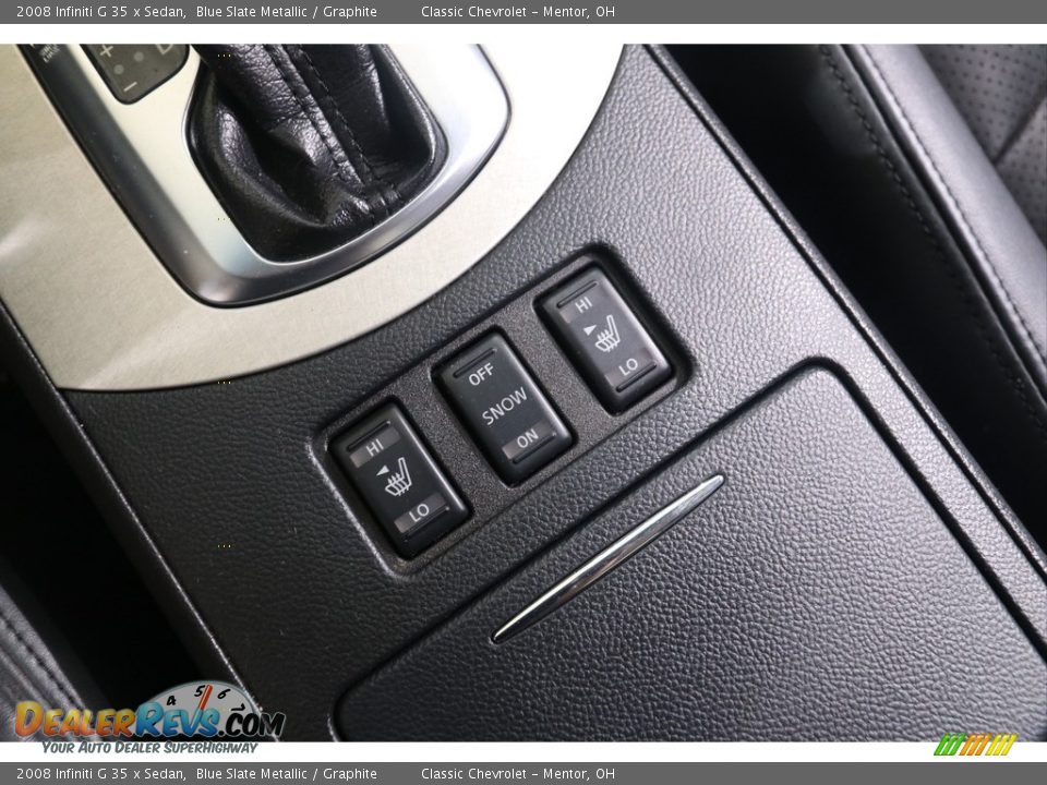 2008 Infiniti G 35 x Sedan Blue Slate Metallic / Graphite Photo #15