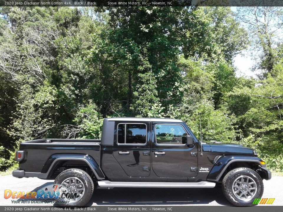 Black 2020 Jeep Gladiator North Edition 4x4 Photo #5