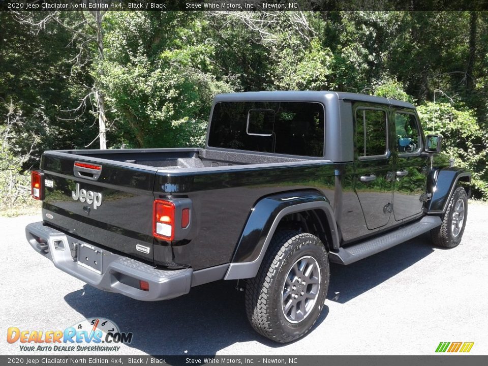 2020 Jeep Gladiator North Edition 4x4 Black / Black Photo #6