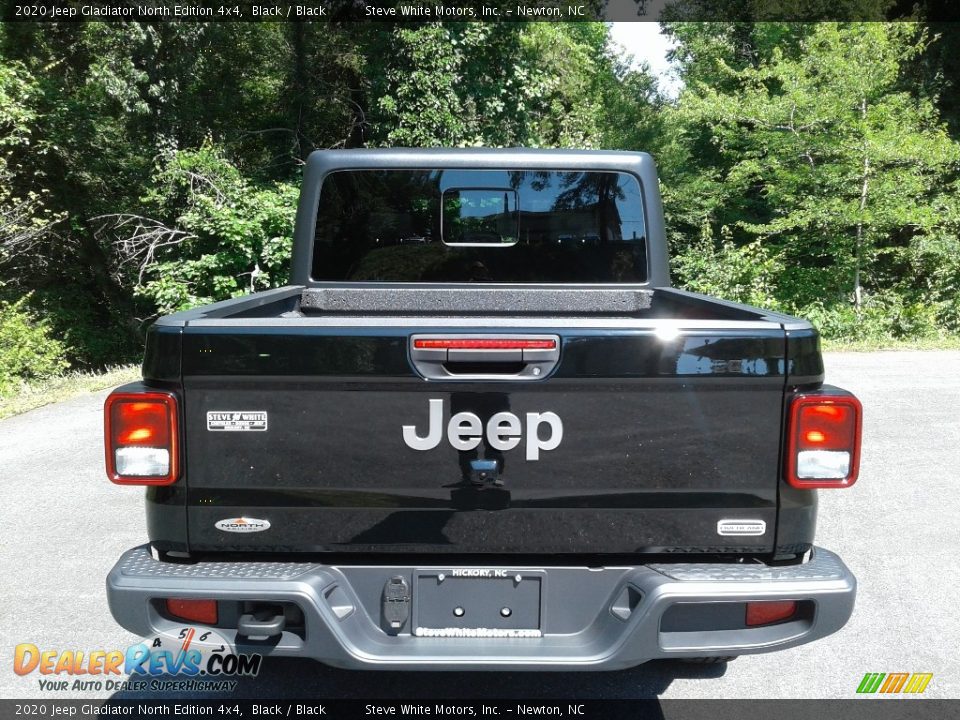 2020 Jeep Gladiator North Edition 4x4 Black / Black Photo #7