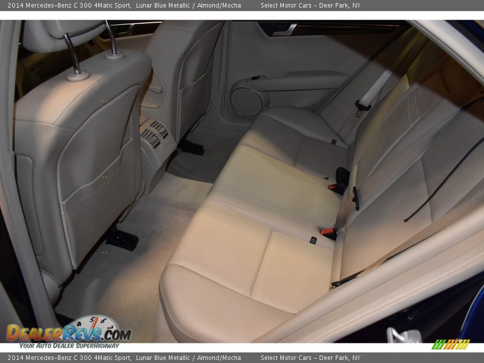 2014 Mercedes-Benz C 300 4Matic Sport Lunar Blue Metallic / Almond/Mocha Photo #11