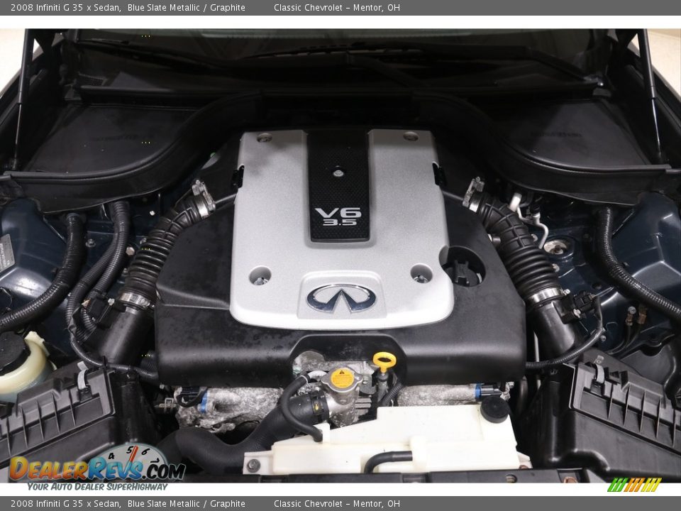 2008 Infiniti G 35 x Sedan Blue Slate Metallic / Graphite Photo #20