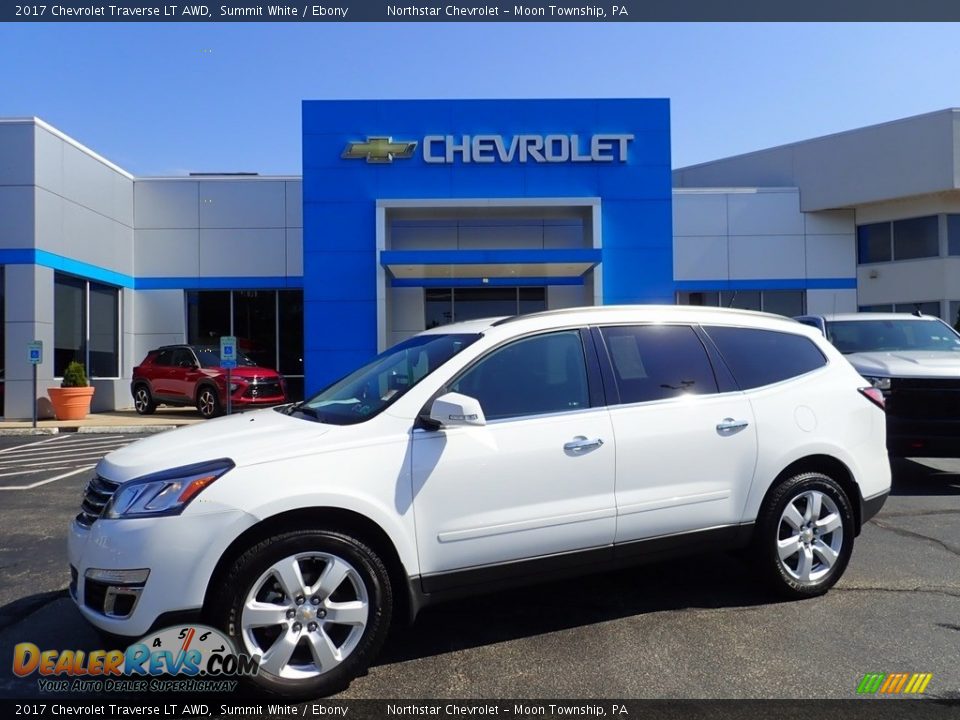 2017 Chevrolet Traverse LT AWD Summit White / Ebony Photo #1