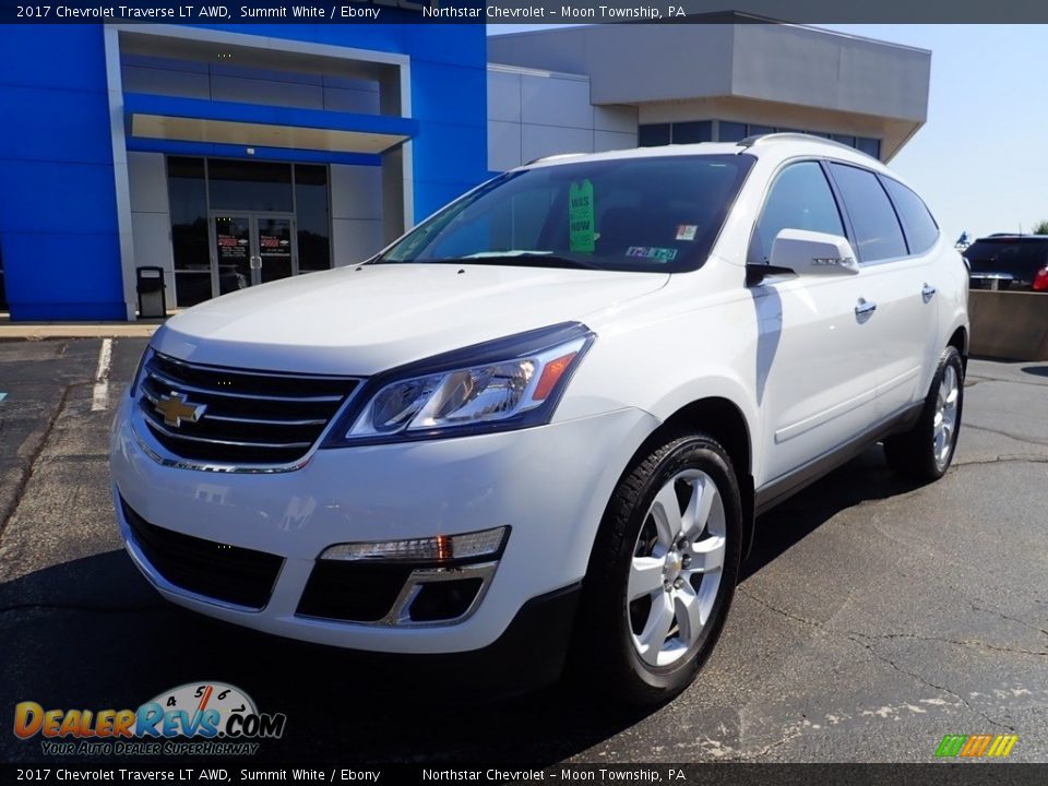 2017 Chevrolet Traverse LT AWD Summit White / Ebony Photo #2