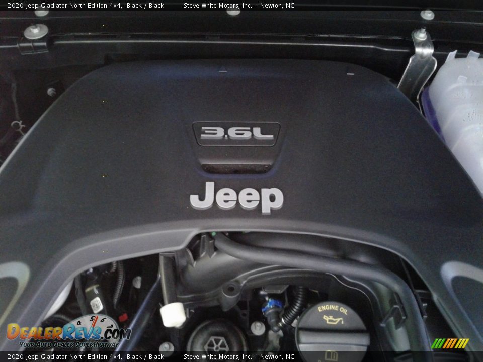 2020 Jeep Gladiator North Edition 4x4 Black / Black Photo #10