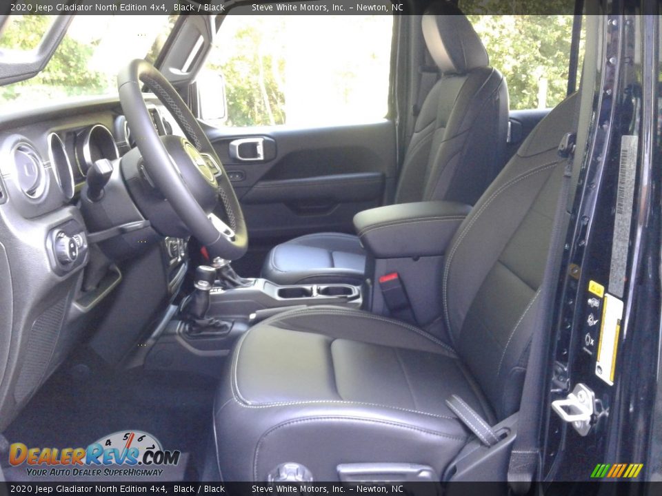 Front Seat of 2020 Jeep Gladiator North Edition 4x4 Photo #11