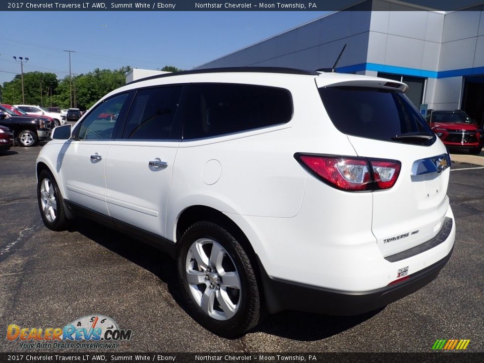 2017 Chevrolet Traverse LT AWD Summit White / Ebony Photo #4