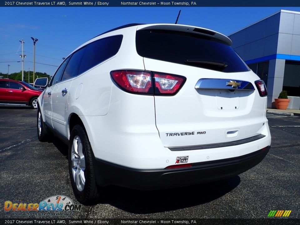 2017 Chevrolet Traverse LT AWD Summit White / Ebony Photo #5