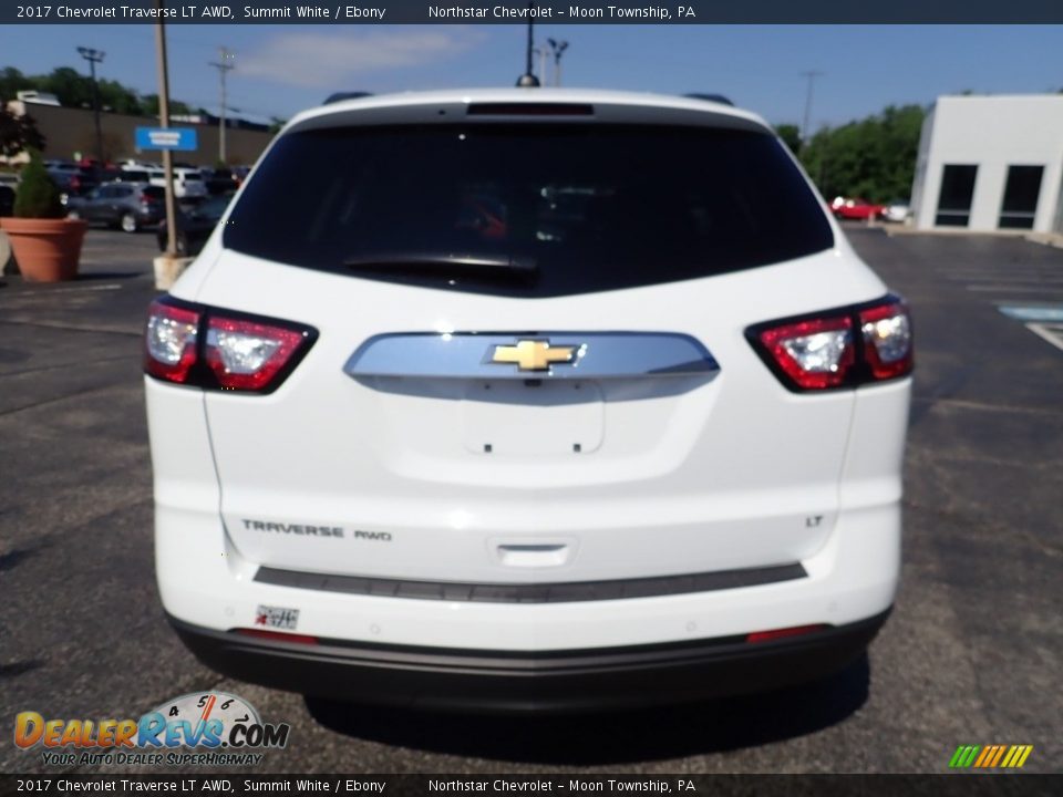 2017 Chevrolet Traverse LT AWD Summit White / Ebony Photo #6