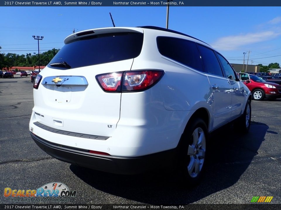 2017 Chevrolet Traverse LT AWD Summit White / Ebony Photo #8