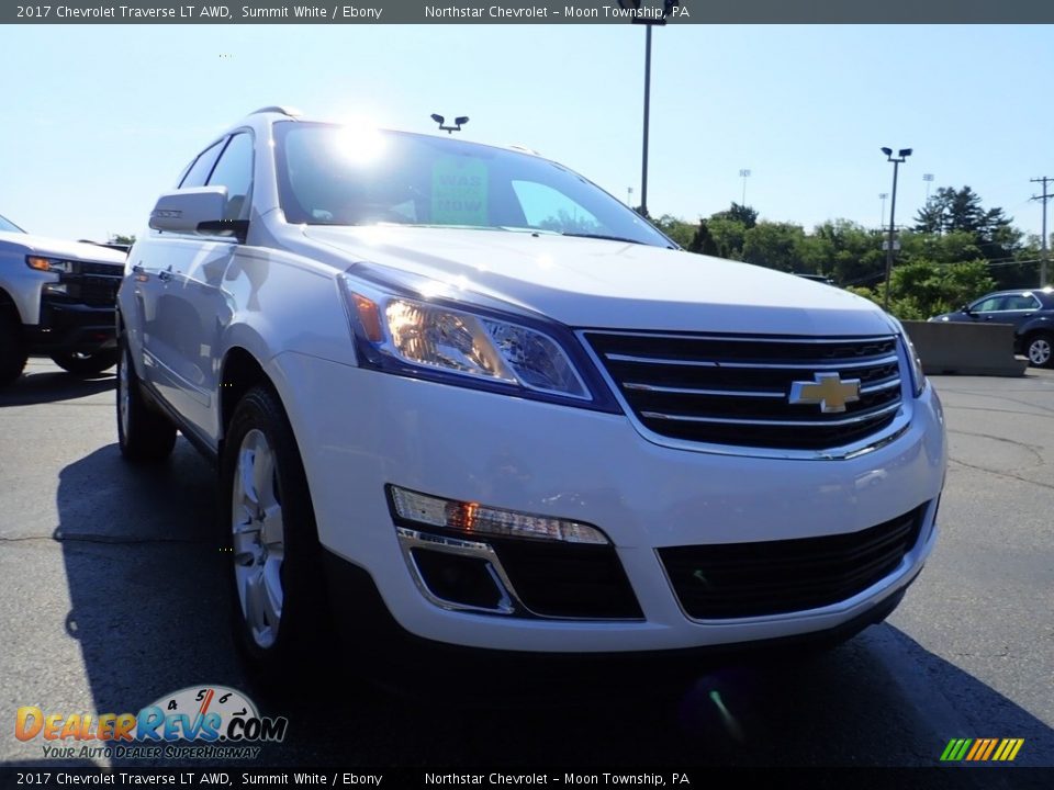 2017 Chevrolet Traverse LT AWD Summit White / Ebony Photo #12
