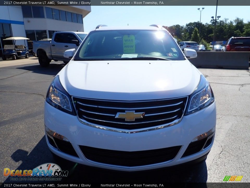 2017 Chevrolet Traverse LT AWD Summit White / Ebony Photo #13