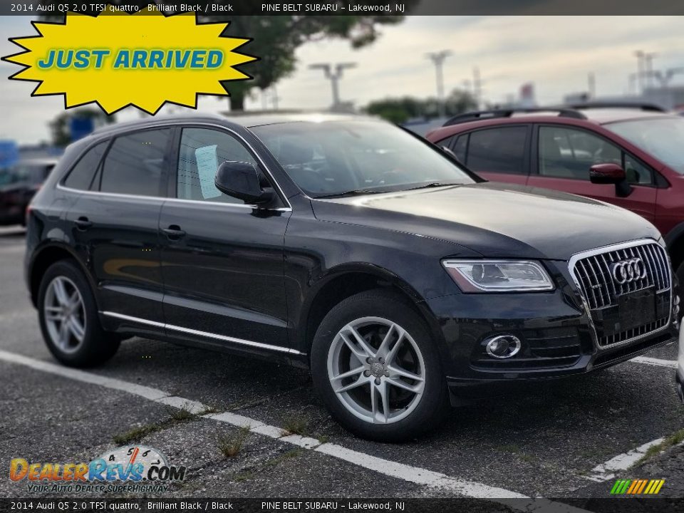 2014 Audi Q5 2.0 TFSI quattro Brilliant Black / Black Photo #1